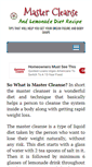 Mobile Screenshot of lemonmastercleanse.com
